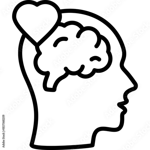 Emotional Intelligence line icon