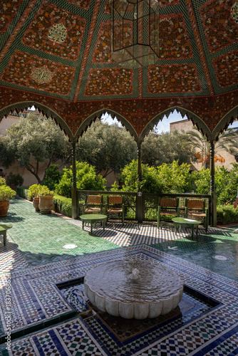 Jardin secret, Médina, Marrakech, Maroc