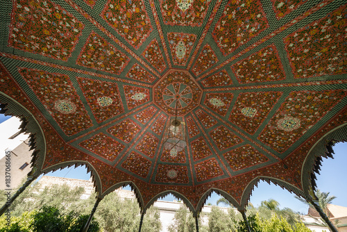Cuadro en lienzo Jardin secret, Médina, Marrakech, Maroc
