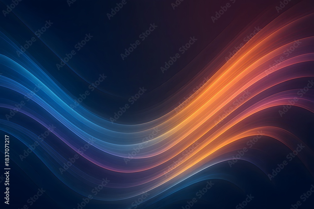 Fototapeta premium abstract red fractal wave background art