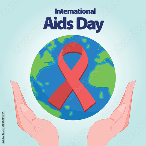 Celebrating world aids day history and meaning vector