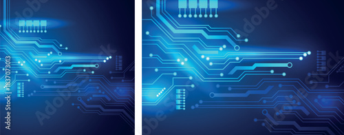 Futuristic data stream network background art vector