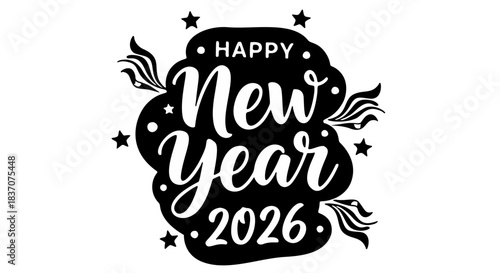 Happy New Year 2026 Celebration Design 1.