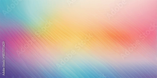 Abstract colorful background with bright geometric shapes, light texture, and a vivid rainbow gradient pattern