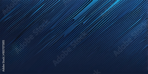 Dark blue abstract background with glowing lines and a wave pattern for a high-tech wallpaper design