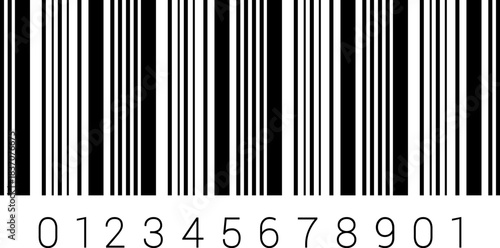 Realistic barcode. Barcode icon isolated on transparent background. Barcode illustration. Product Identification. Vector, PNG or JPG