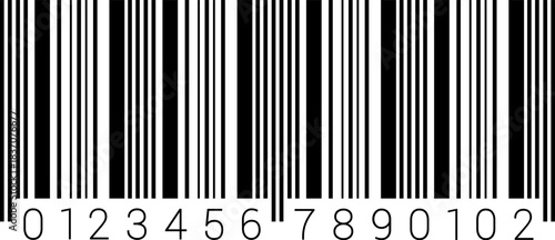 Realistic barcode. Barcode icon isolated on transparent background. Barcode illustration. Product Identification. Vector, PNG or JPG