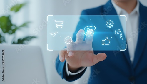 Interactive Business Interface with Smart Digital Controls