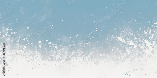 Abstract blue grunge background with water splash texture and bubbles
