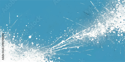 Blue water splash background with nature-inspired liquid wave and clean texture, illustrating cold ocean drops and underwater light pattern