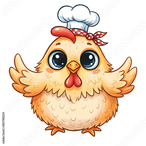 Cute Cartoon Corgi Dog with Blushing Cheeks