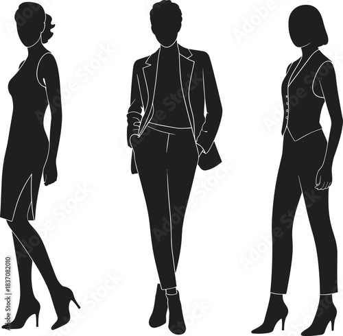 WebSilhouette of a happy family walking together, father, mother, and two children holding hands, framed by hanging ivy, symbolizing love, nature, and togetherness