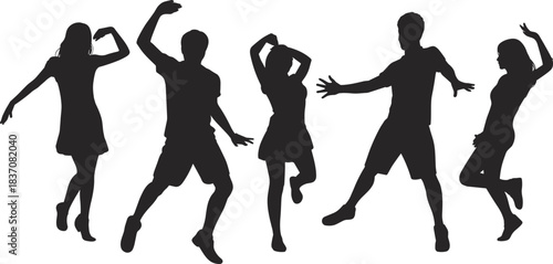 WebSilhouette of a loving family of four walking together, framed by hanging vines in a heart shape, symbolizing protection, romantic love, and family unity