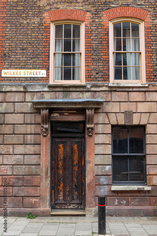 Fototapeta premium Georgian Architecture in Spitalfields, London