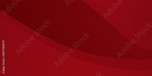 Abstract Geometric modern with Red color wave background for template. background for posters, placards, brochures, banners, headers, covers