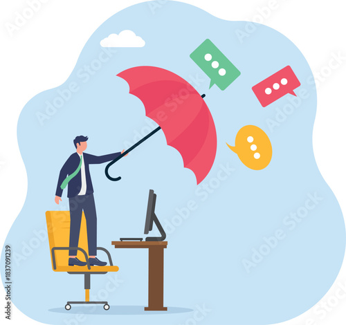 illustrations of business activities, eps 10