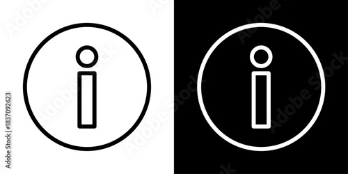 Circular “i” info icon representing helpful details, guidance, support messages, and general informational notices.