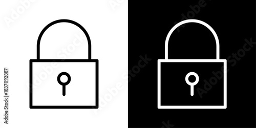 Closed padlock icon representing security, protected access, privacy control, and safeguarding sensitive digital information.