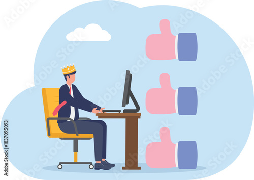 illustrations of business activities, eps 10