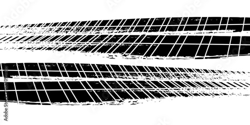 tire printing black silhouette isolated white background,eps10