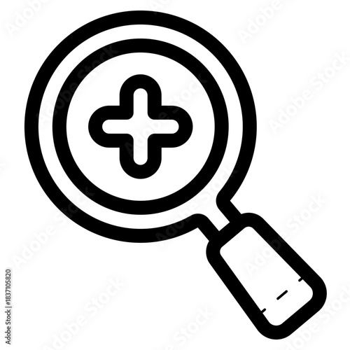 zoom magnifier icon