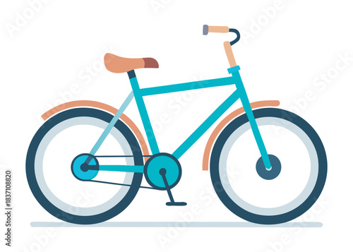 ectric Bicycle or E-Bike, Environment and Mobility Concept, Vector Flat Illustration Design logo vector silhouette on white background