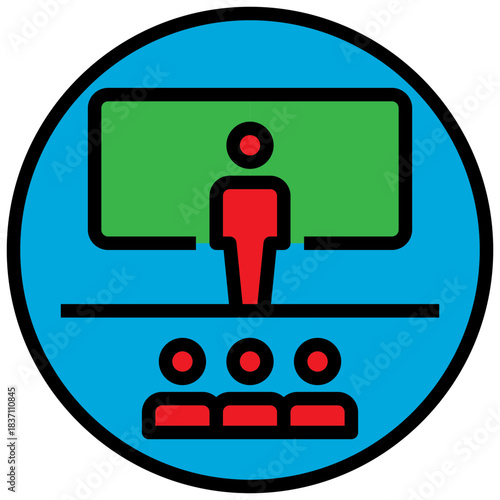 conference icon line color