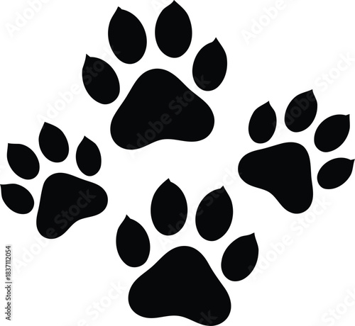 Ultimate Pet Care Vector Bundle and Dachshund, Paw Prints, and Icons