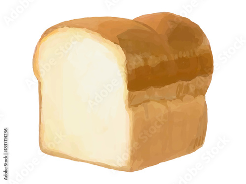 食パン1斤 ベクターイラスト 料理