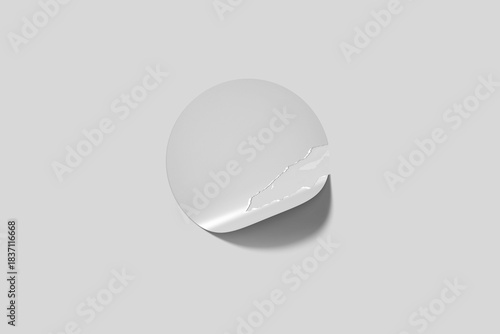 Torn Paper Blank Sticker 