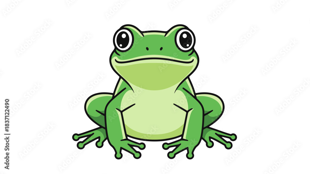 Obraz premium frog vector
