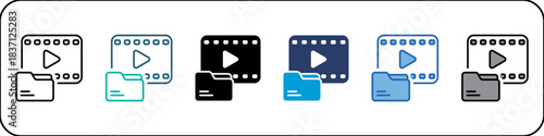 Footage Single Icon Pack Multistyle