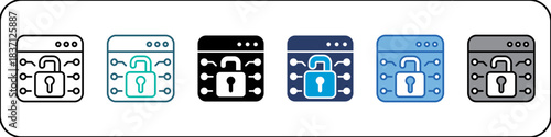 Decryption Single Icon Pack Multistyle