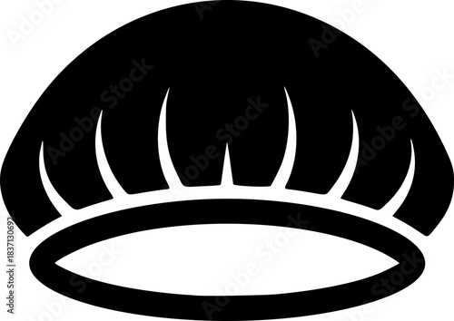 Chef Cook Hat Silhouette Icon