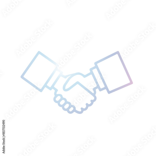 Handshake icon design template