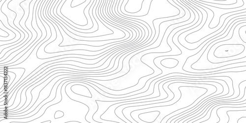 Topographic map patterns, topography line map. Vintage outdoors style. World map Template. Stock vector. Vector geographic contour map.