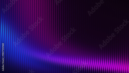 purple gradient glass lines effect black background futuristic cool glow soft waves animation Vertical Lines Ribbed Texture Gradient Lighting Modern