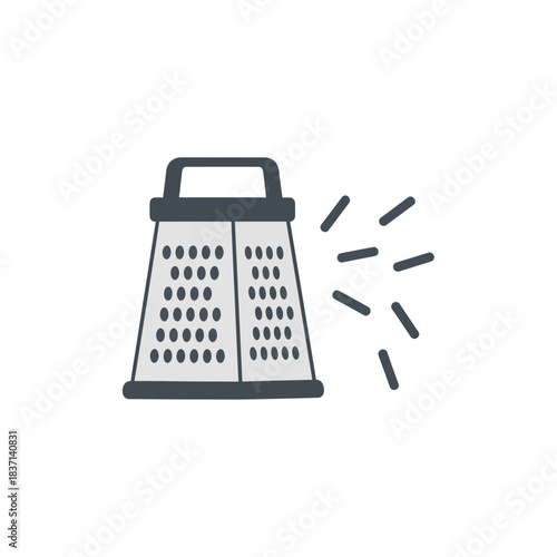 A versatile kitchen grater used for food preparation