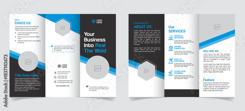Creative Trifold Brochure Template Design