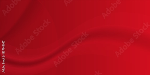 Abstract Geometric modern with Red wave color . Used to decorate advertisements, publications, Eps10 vector