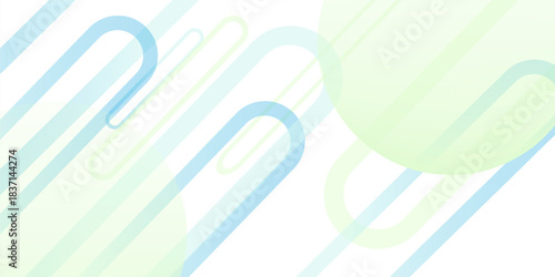 Creative banner background, colorful, gradation green and blue ,wave, Memphis abstract,eps 10