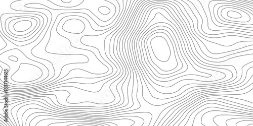 Abstract topographic map lines background. Abstract vector illustration.