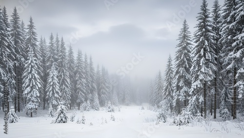Winter Forest Landscape