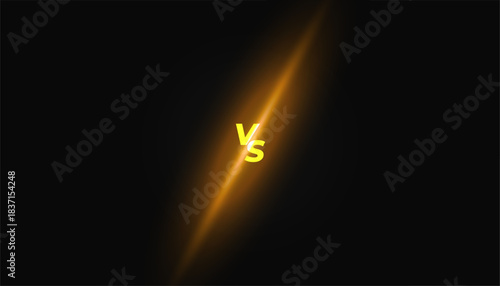 Glowing Vs Battle Background for Competitive Matchups