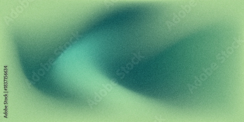 Green royal gradient seamless pattern with noise texture. Emerald blue silk bg with soft transitions and effect ombre. Vector gradient mesh illustration.