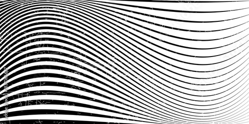 abstract black big to small line pattern.