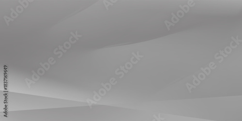 Silver foil background with metal mirror texture. Modern Soft Grey Gradient Background