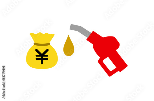 ガソリン価格のアイコン