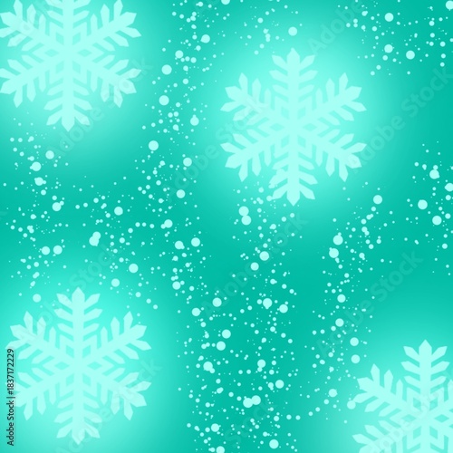 christmas background with snowflakes