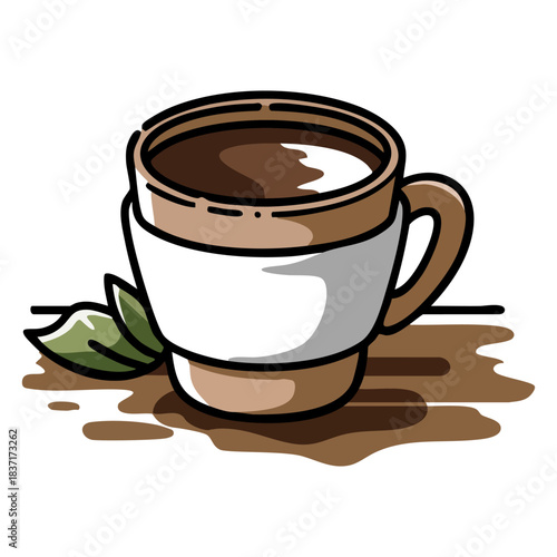 XÍCARA DE CAFÉ MINIMALISTA